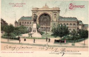 Budapest Keleti pályaudvar Litho