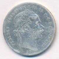 1879KB 1Ft Ag "Ferenc József / Középcímer" T:2- ph.
Adamo M15