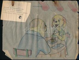 Jelzés nélkül: Buksi az iskolában, gyerekmese, Hámos Gusztáv és Pap Zoltán rajzai, vegyes technika, ...