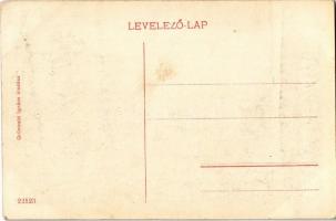 Miskolc, Erzsébet tér, Korona szálloda. Grünwald Ignác kiadása