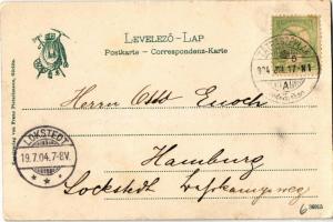 1904 Tátraszéplak, Weszterheim, Tatranska Polianka (Vysoké Tatry); Széplak-szálloda. Franz Pietschma...