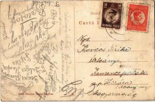 Királydaróc, Craidorolt; Fő utca, Fischer Dániel üzlete és saját kiadása / main street with shop (fa...