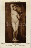 Musée du Louvre, J. A. Dominique Ingres, La Source / The Source, painting, erotic nude lady