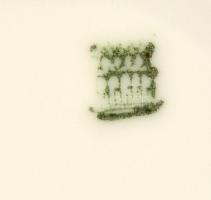 Zsolnay virágmintás váza, matricás, jelzett, kis kopásnyomokkal, m: 11 cm