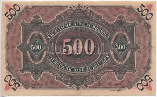 Német Birodalom / Szászország 1911. 500M T:III szép papír
German Empire / Saxony 1911. 500 Mark C:F...