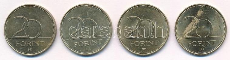 2003. 20Ft "Deák Ferenc" (4x) T:1- Adamo FOEM2