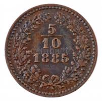 Ausztria 1885. 5/10kr Cu T:2 
Austria 1885. 5/10 Kreuzer Cu C:XF