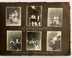 1932 Felvidéki, tátrai autóbusz utazáson készült képeket tartalmazó fotóalbum 94 feliratozott fotó: ...