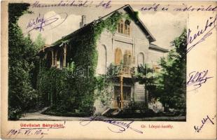 1907 Bátyú, Batyovo, Batovo, Batiovo; Gróf Lónyay kastély / castle