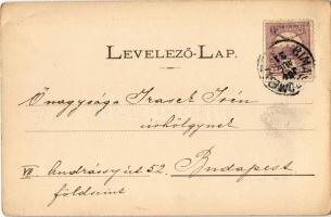 1900 Rimaszombat, Rimavská Sobota; Erzsébet tér, Kossuth utca, Római katolikus és evangélikus luther...