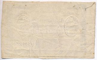 Franciaország 1792. 10L "Assignata" vízjellel és szárazpecséttel T:III- szakadás,ly. 
Fra...