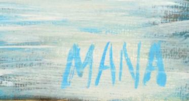 Balog Marianna (1967-): A szerelem városa. Olaj, vászon, jelzett, keretben, 40×30 cm