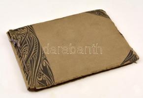 cca 1915 Olaszországi fényképek egy fotó albumban, főleg Róma 50 db fénykép (9x12 cm) / Photos of an...