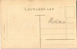 Pozsony, Pressburg, Bratislava; Koronázási dombtér, Dunai fürdőház / square, statue, Danube spa hous...