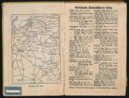Paris und Umgebung. Griebens Reiseführer 21. Berlin, 1926, Grieben. 15. kiadás. Térképekkel illusztr...