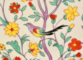Herendi Oriental Garden mintás mélytányér, kézzel festett, jelzett, máz alatti hajszálrepedéssel, d:...