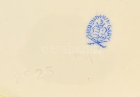 Herendi Oriental Garden mintás lapos tányér, kézzel festett, jelzett, máz alatti hajszálrepedéssel, ...