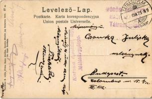 Tátra, Vysoké Tatry; síelők a befagyott Poprádi tavon, téli sport. Cattarino S. utóda Földes Samu ki...