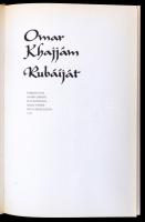 Omar Khajjám: Rubáíját. Bp., 1979, Helikon. Szász Endre illusztrációival. Kartonált papírkötésben, p...