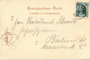 1901 Fazana, Fasana; port. Dep. J. M. Marinkovich, Phot. Atelier "Flora" (EK)