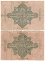 Német Birodalom 1908. 50M + 1910. 50M T:III- 
German Empire 1908. 50 Mark + 1910. 50 Mark C:VG