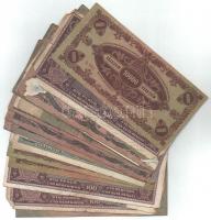 30db-os vegyes magyar pengő bankjegy tétel T:III,III-