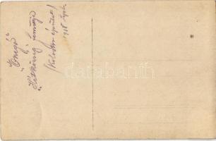 1918 Enego (Sette Comuni, Hétközség fennsíkja, Cimbrian), a kolostor és a város romjai az első világ...