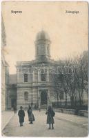 Sopron, Oedenburg; Izraelita templom, zsinagóga / synagogue (fl)