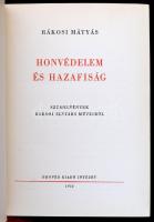 Rákosi Mátyás: Honvédelem és hazafiság. Budapest,1952, Honvéd Kiadói Intézet. Kiadói egészvászon-köt...