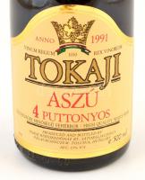 1991 Tokaji Aszú 4 puttonyos, bontatlan palack fehérbor