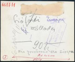 1966 Siófok, új szálloda, feliratozott, pecséttel jelzett sajtófotó, 10ú13 cm