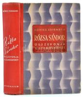 Móricz Zsigmond: Rózsa Sándor összevonja a szemöldökét. Bp., 1946, Athenaeum. Kiadói kissé kopott illusztrált félvászon-kötésben.