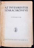 [Magyar Elek:] Az ínyesmester szakácskönyve. Bp., é.n., Athenaeum. Kiadói félvászon-kötés, kopott bo...