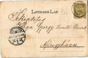 1904 Hajdúdorog, Görögkatolikus templom. Nyomta Grünfeld (fa)