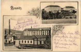 Rosice, Rossitz; Dampfmühle, Schloss / mill, castle (EK)