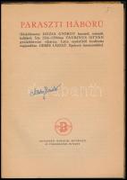 Taurinus István: Paraszti háború. Hősköltemény Dózsa György harcáról, tetteiről, haláláról. Írta 151...