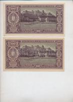 1945. 100P (2x) sorszámkövetők T:II