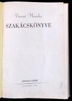 Vízvári Mariska szakácskönyve. Bp, 1957. Minerva.Modern műbőr kötésben,