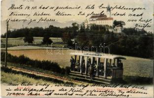 1905 Linz, Pöstlingsberg electrische Bahn, Pöstlingbergbahn / narrow-gauge electric railway mountain tramway (EK)