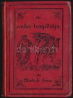 Madách Imre: Az ember tragédiája. Drámai költemény. Harmadik népies kiadás. Bp.,1893, Athenaeum. Kiadói egészvászon-kötés, hiányzó elülső szennylappal.