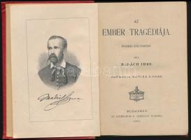Madách Imre: Az ember tragédiája. Drámai költemény. Harmadik népies kiadás. Bp.,1893, Athenaeum. Kia...