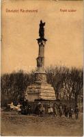 1916 Ráckeve, Árpád szobor. W. L. (?) 796. Kiadja Pilliser könyvnyomdája (EK)