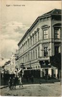 1913 Eger, Széchenyi utca, Venszlovszky üzlete, Piac utca (EK)