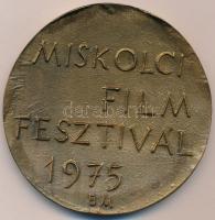 Borsos Miklós (1906-1990) 1975. Miskolci Filmfesztivál 1975 Br emlékérem (89mm) T:2