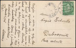 1931 Kéthly Anna politikus Cirkvenicából írt, érdekes levelezőlapja Szakasits Árpádnak címezve Dubrovnikba