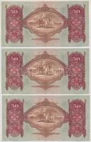 1932. 50P (3x) sorszámkövetők T:I- 
Adamo P14