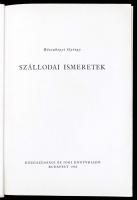 Rózsahegyi György: Szállodai ismeretek. Bp., 1962. Közgazdsági. Kiadói papírkötésben