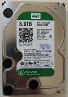 Western Digital WD10EZRX Green SATA 3.5" merevlemez, 3TB, 64M cache jó állapotban. 2041 nap 2óra futásidő. HD Sentinel 100/100 %