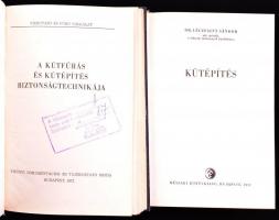 2 db kutakkal kapcsolatos könyv: Nyertes Antal: A kútfúrás és kútépítés biztonságtechnikája Bp., Víz...