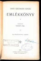 Gróf Széchenyi István Emlékkönyv. Szerk.: Nyesti Pál. Bp., 1909, Anglo-nyomda, 1 t.+144 p. Kiadói, f...